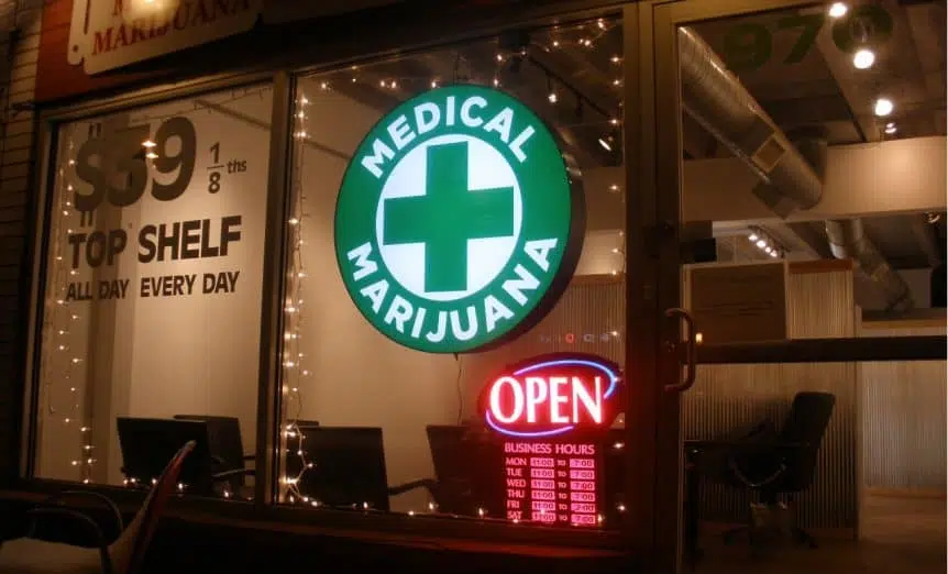 Open Marijuana Dispensary