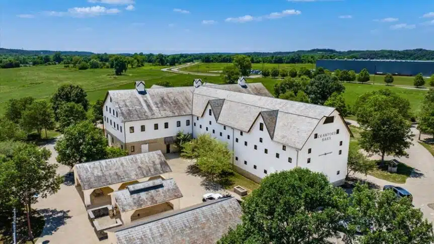 Attendees arriving at the 2025 OhioCannabis.com Festival & Farmers Cup at the Crawford Barn in Frazeysburg, Ohio.