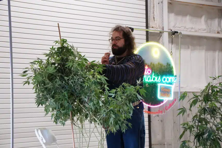 Attendees participating in grower education sessions at the 2025 OhioCannabis.com Festival & Farmers Cup in Frazeysburg, Ohio.