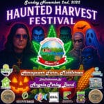 Haunted Harvest Festival Ohio flyer for OhioCannabis.com Farmers Cup 2025 in Middletown